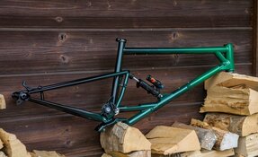 Cadre VTT EGERIE pour boite de vitesses - en acier fabriqué main en France