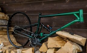 Cadre VTT EGERIE pour boite de vitesses - en acier fabriqué main en France