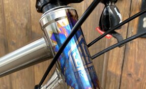 VTT EGERIE tout suspendu Titane et acier INOX fabriqué en France