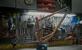 Cadre VTT Enduro en acier Reynolds 631, sur mesure fabriqué à la main en France