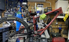 Cadre VTT Enduro pour boite de vitesse - montage courroie - fabriqué en France