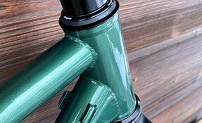 Cadre EGERIE enduro tout suspendu en acier fabriqué en France avec fourche (…)