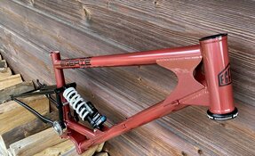 Cadre VTT Enduro pour boite de vitesse - en acier - fabriqué en France