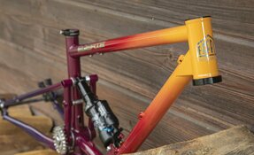 Cadre Enduro 160mm pour boite de vitesse, en acier, fabriqué en France