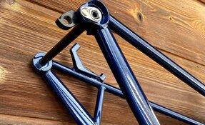 Cadre VTT enduro sur mesure en acier fabriqué en France