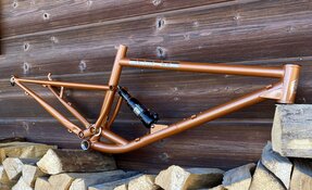 Cadre VTT all mountain - trail - 130mm - en acier fabriqué en France