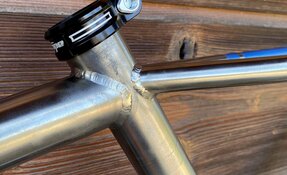 Cadre VTT endurigide titane fabriqué en France - tubes Dedacciai