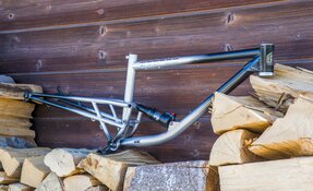 Cadre VTT tout suspendu All Mountain 32" en acier fabriqué en France