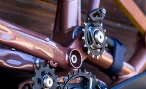 Cadre VTT Enduro en acier pour boite de vitesses fabriqué en France