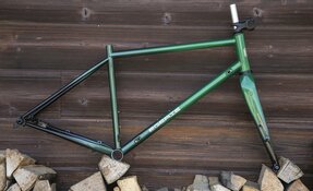 Kit cadre fourche Gravel en acier sur mesure fabriqué en France