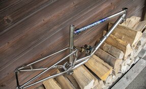 Cadre EGERIE ALLMOUNTAIN/ENDURO en Titane et acier INOX fabriqué en France