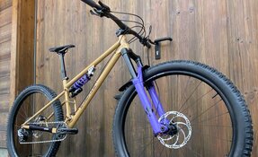 VTT enduro tout suspendu en acier fabriqué en France - Reynolds - Columbus