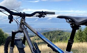 VTT EGERIE tout suspendu Titane et acier INOX fabriqué en France