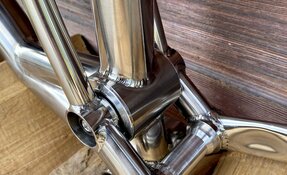 Cadre VTT Egerie tout suspendu en Titane et INOX Columbus XCR