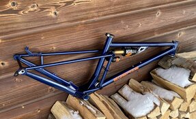 Cadre VTT enduro sur mesure en acier fabriqué en France