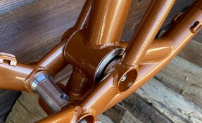 Cadre VTT all mountain - trail - 130mm - en acier fabriqué en France