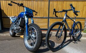 DR650 StreetTracker prépa EGERIE + Gravel Bike EGERIE sur mesure fabriqué en (…)