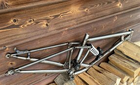 Cadre Descente DH acier fabriqué en France - Downhill frame