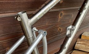 Cadre VTT de Descente DH Titane/acier pour boite de vitesse fabriqué en (…)