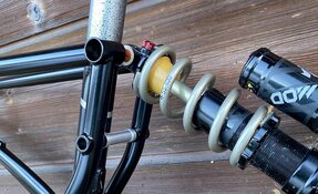 Cadre VTT all mountain - trail - 130mm - en acier fabriqué en France