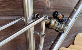 Cadre VTT Egerie tout suspendu en Titane et INOX Columbus XCR