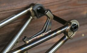 Cadre Enduro High Pivot Titane/Crmo fabriqué en France