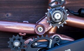Cadre VTT Enduro en acier pour boite de vitesses fabriqué en France