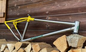 Cadre VTT endurigide titane fabriqué en France - tubes Dedacciai