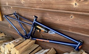 Cadre VTT enduro sur mesure en acier fabriqué en France