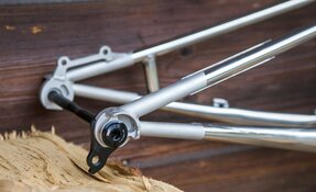 Cadre VTT Enduro Stainless Steel - Inox - finition polie - Reynolds 921 (…)