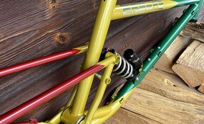 Cadre EGERIE enduro tout suspendu sur mesure en acier fabriqué en France