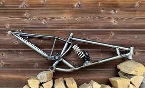 Cadre Descente DH acier fabriqué en France - Downhill frame