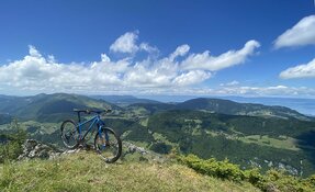 Cadre VTT acier fabriqué main en France en acier Columbus