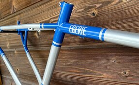 Cadre VTT sur mesure en acier fabriqué en France
