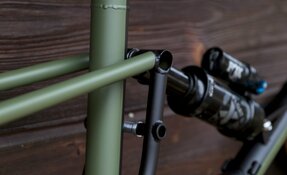 Cadre VTT Enduro en acier Reynolds 631, sur mesure fabriqué à la main en France