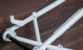 Cadre VTT en acier sur mesure fabriqué en France - hardtail endurigide enduro