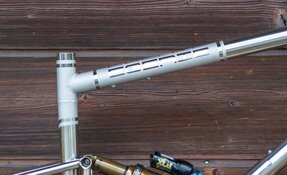 Cadre VTT Enduro Stainless Steel - Inox - finition polie - Reynolds 921 (…)