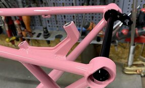 Cadre VTT en acier sur mesure fabriqué en France - hardtail endurigide enduro
