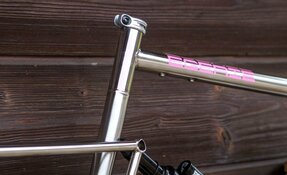 Cadre VTT Enduro Stainless Steel - Inox - finition polie - Reynolds 921 (…)