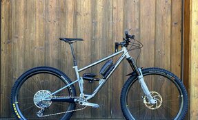 Prototype cadre VTT All Mountain - Trail - triangle avant Titane triangle (…)