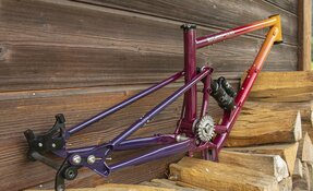 Cadre Enduro 160mm pour boite de vitesse, en acier, fabriqué en France