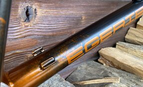 Cadre enduro suspendu acier fabriqué en France - Columbus Zona