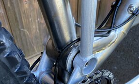 Prototype cadre VTT All Mountain - Trail - triangle avant Titane triangle (…)