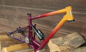 Cadre Enduro 160mm pour boite de vitesse, en acier, fabriqué en France