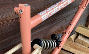 Cadre EGERIE enduro tout suspendu sur mesure en acier fabriqué en France