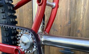 Cadre VTT de Descente DH Titane/acier pour boite de vitesse fabriqué en (…)