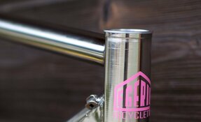 Cadre VTT Enduro Stainless Steel - Inox - finition polie - Reynolds 921 (…)