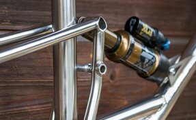 Cadre VTT Enduro Stainless Steel - Inox - finition polie - Reynolds 921 (…)
