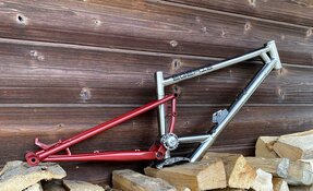 Cadre VTT de Descente DH Titane/acier pour boite de vitesse fabriqué en (…)