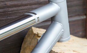 Cadre VTT Enduro Stainless Steel - Inox - finition polie - Reynolds 921 (…)